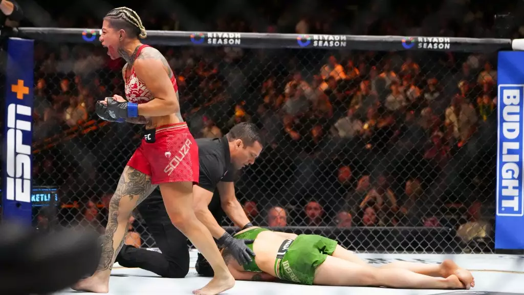 Exploring Ketlen Souza’s Dominance at UFC 306: A Close Look at Her First-Round Victory