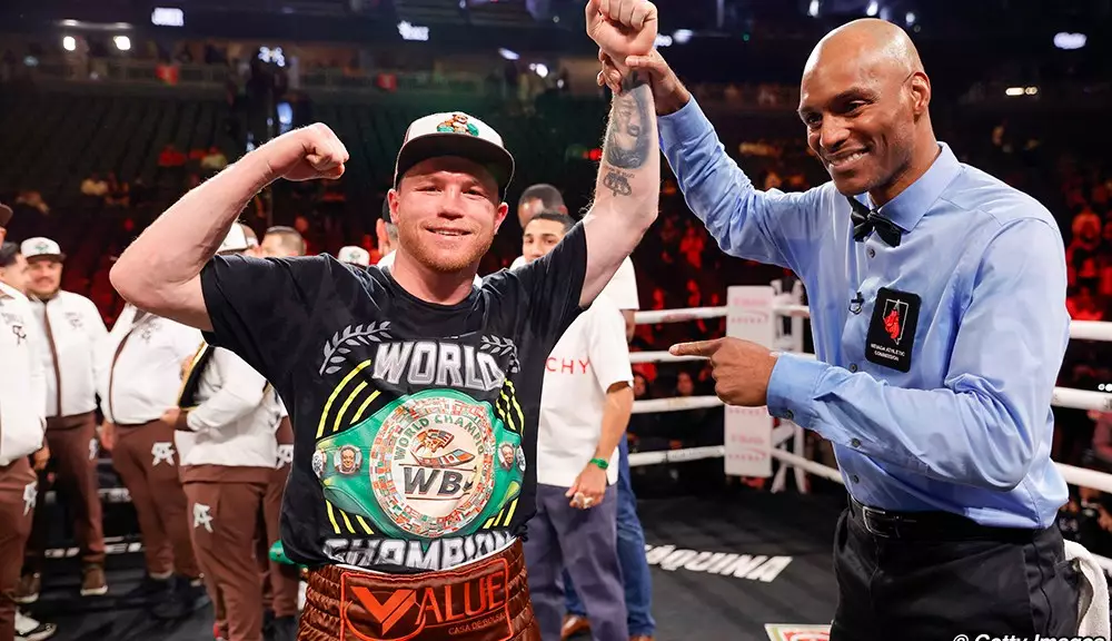 A Clash of Titans: Canelo Alvarez Triumphs Over Edgar Berlanga in a Gripping Showdown