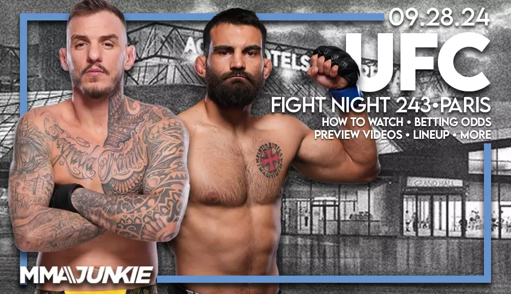 UFC Fight Night 243: Lights, Action, and High Stakes in Paris