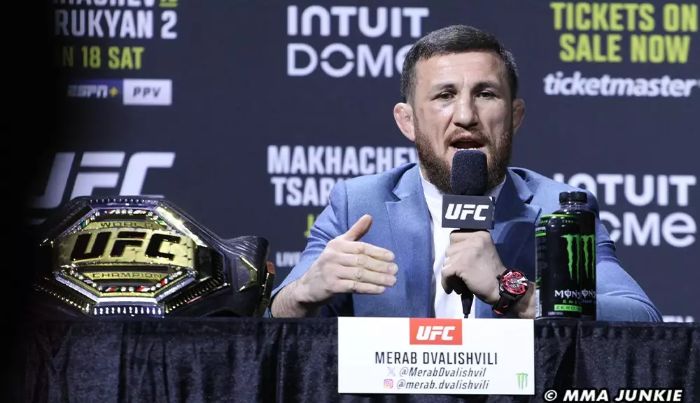 Merab Dvalishvili: A Champion on Edge Before His First Title Defense