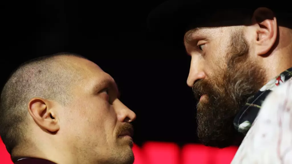 The Intense Faceoff: Usyk vs. Fury II