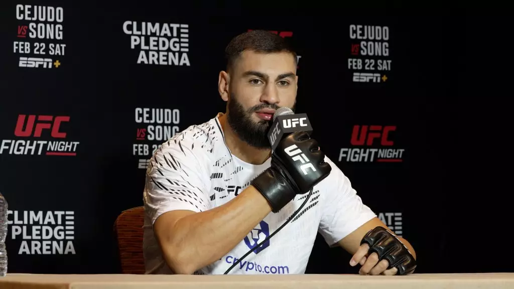 A Battle of Mentalities: Aslan Prepares to Take on Cutelaba’s Antics at UFC Fight Night 252